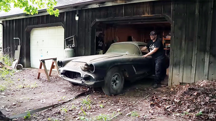 VIDEO] Dennis Collins Travels to Michigan to Rescue a 1962 Corvette Parked Since 1970 - Corvette: Sales, News & Lifestyle