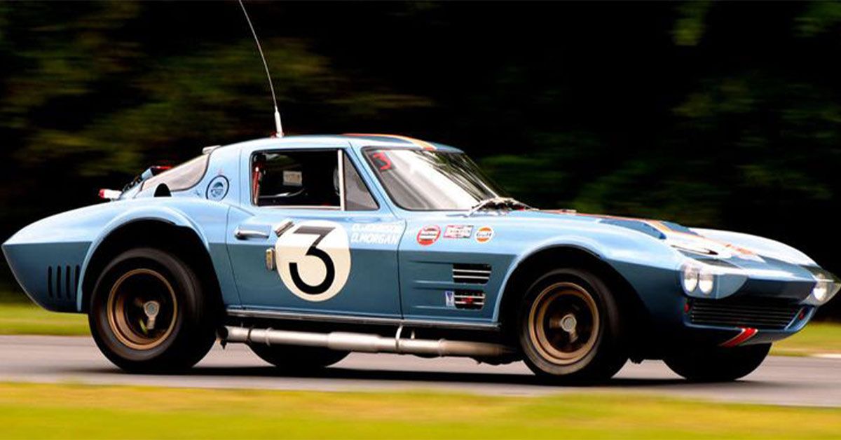 1963-Chevrolet-Corvette-Grand-Sport-(Blue)---Side-Angle-