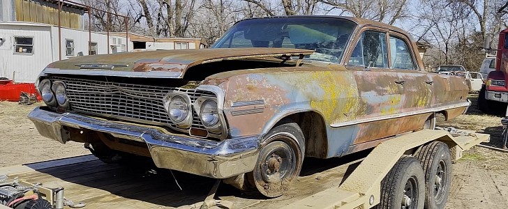 1963 Chevrolet Impala farm find