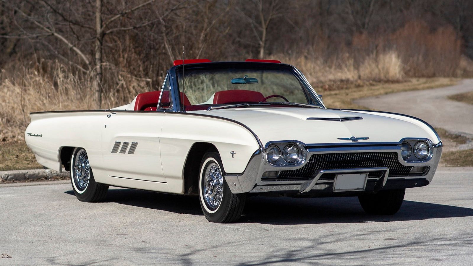 A parked 1963 Ford Thunderbird