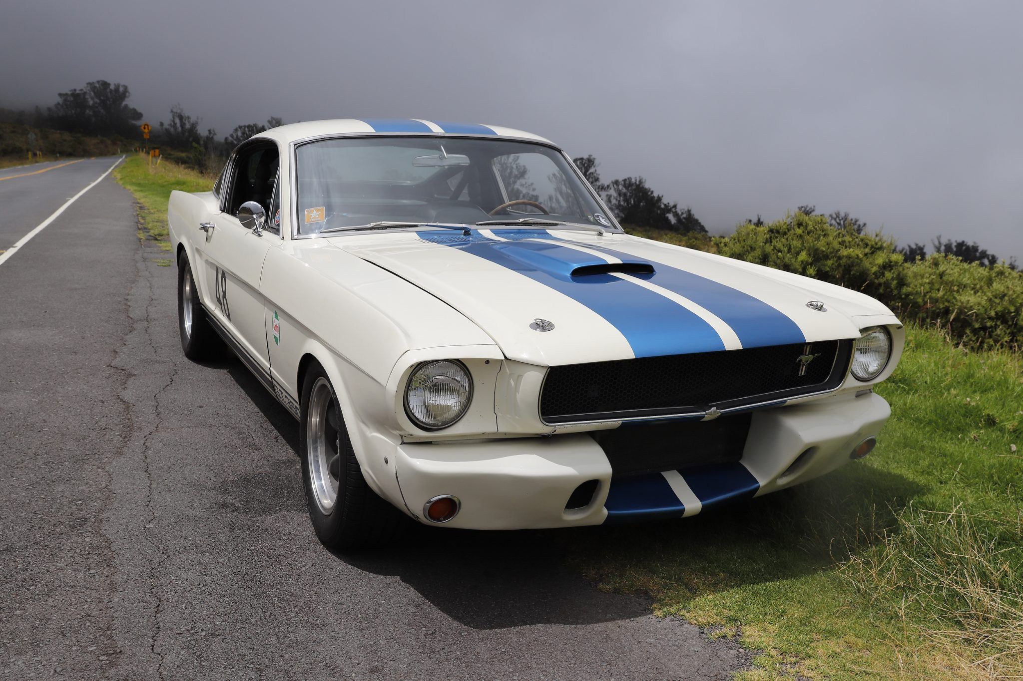 White 1965 Ford Shelby GT350 Fastback