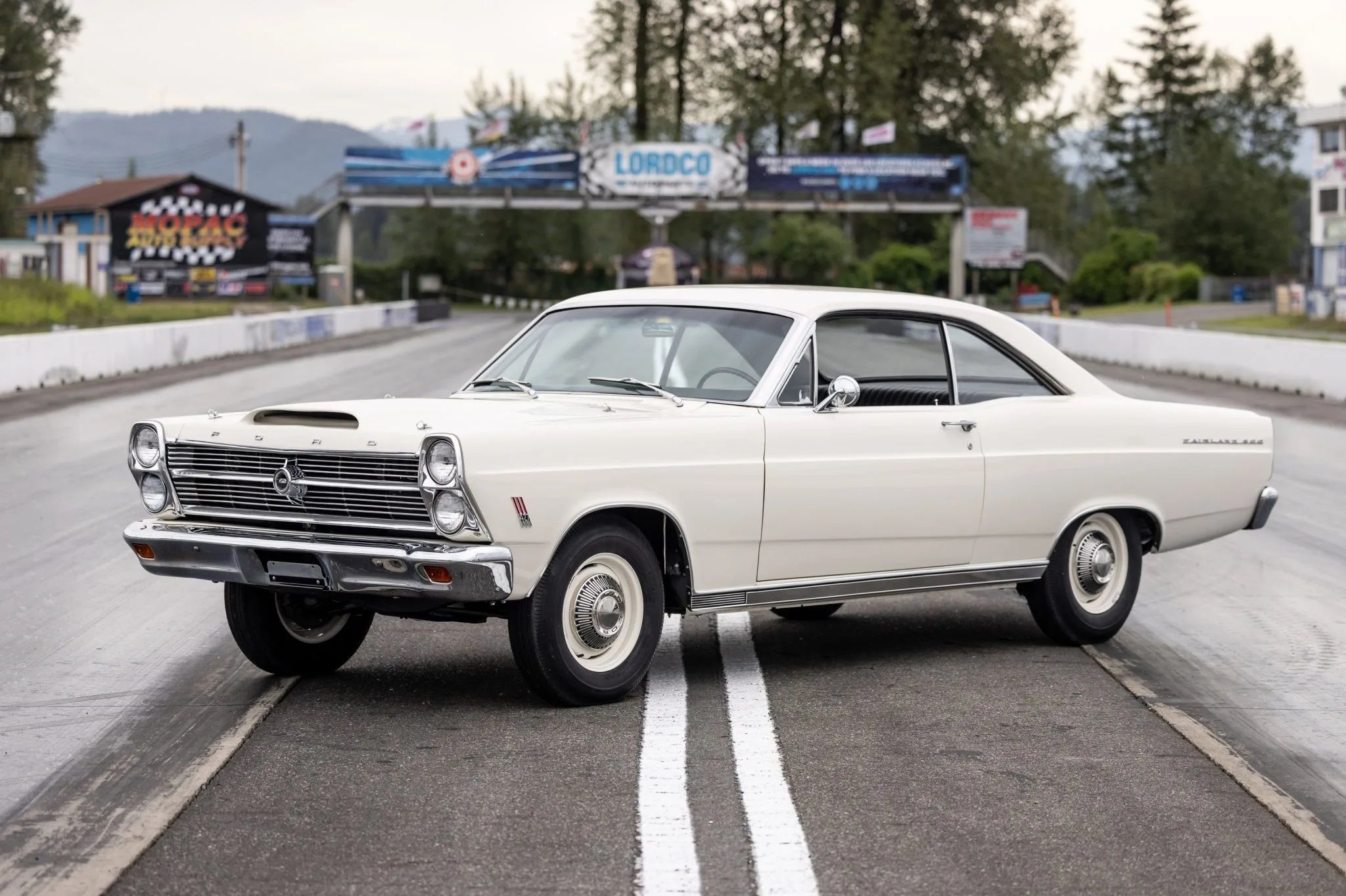 A parked 1966 Ford Farilane R-Code