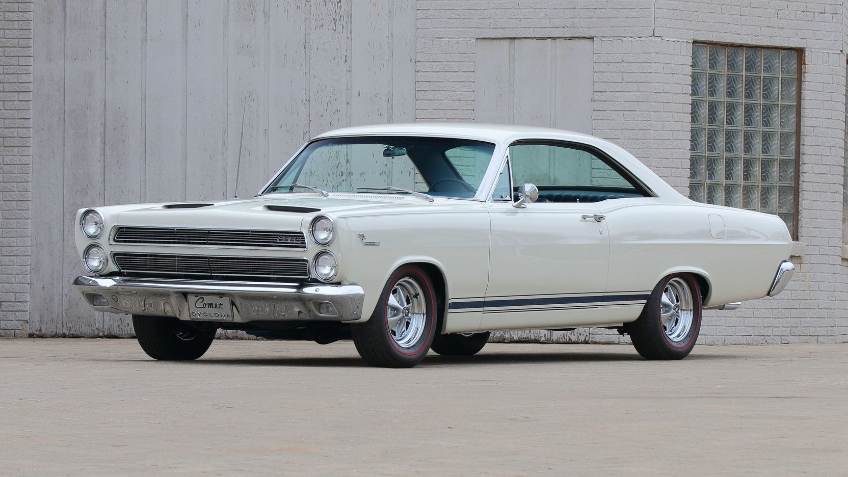 A parked 1966 Mercury Comet Cyclone GT