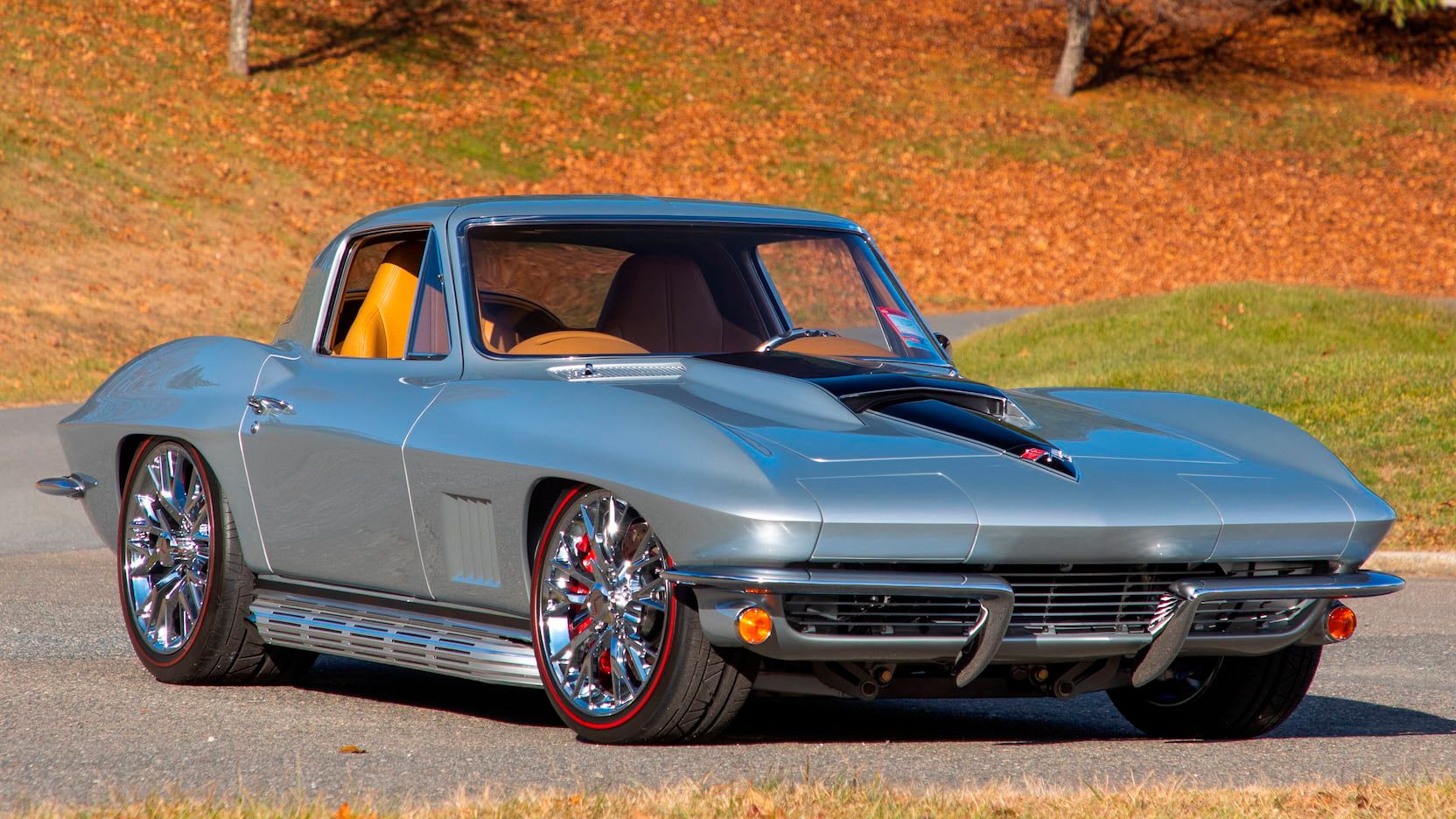 A parked 1967 Chevy Corvette