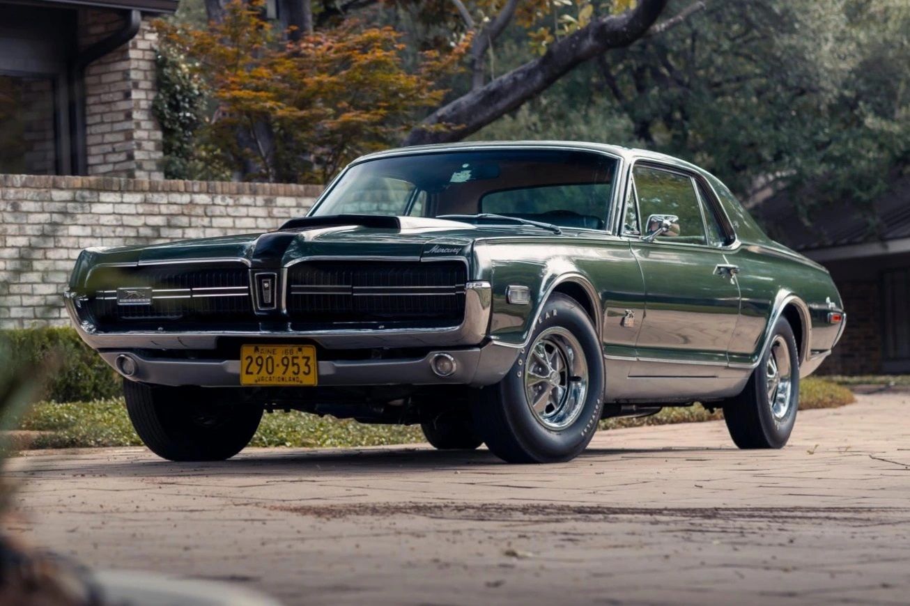 A parked 1968 Mercury Cougar GT-E