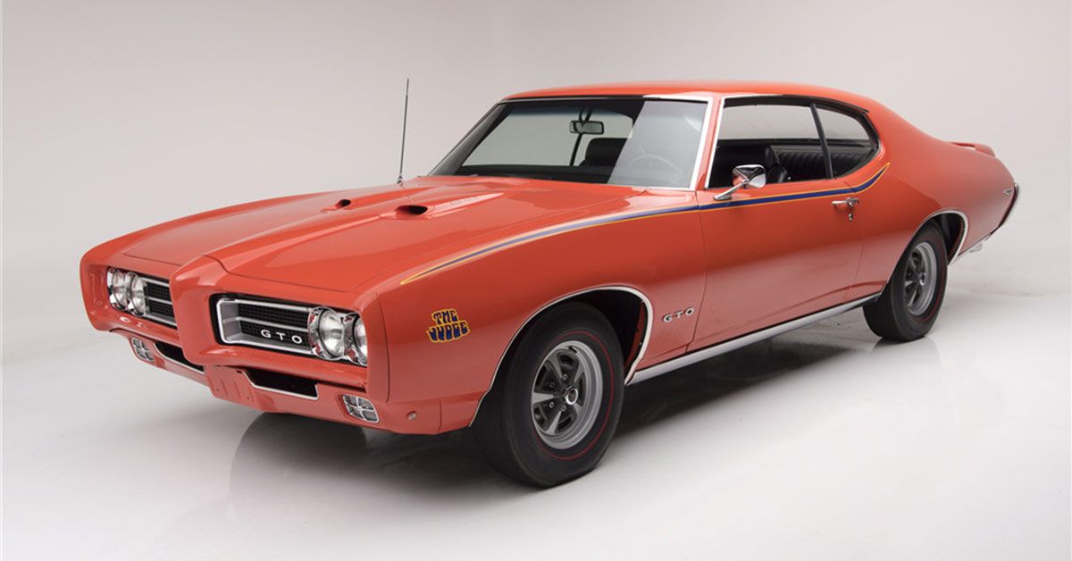 1969-Pontiac-GTO-Judge-Ram-Air-IV-(Orange)---Front