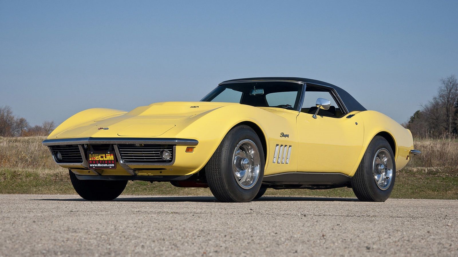 A parked 1969 Chevrolet L88 Corvette Convertible