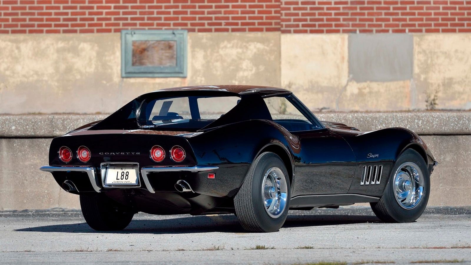 A parked 1969 Chevrolet L88 Corvette 