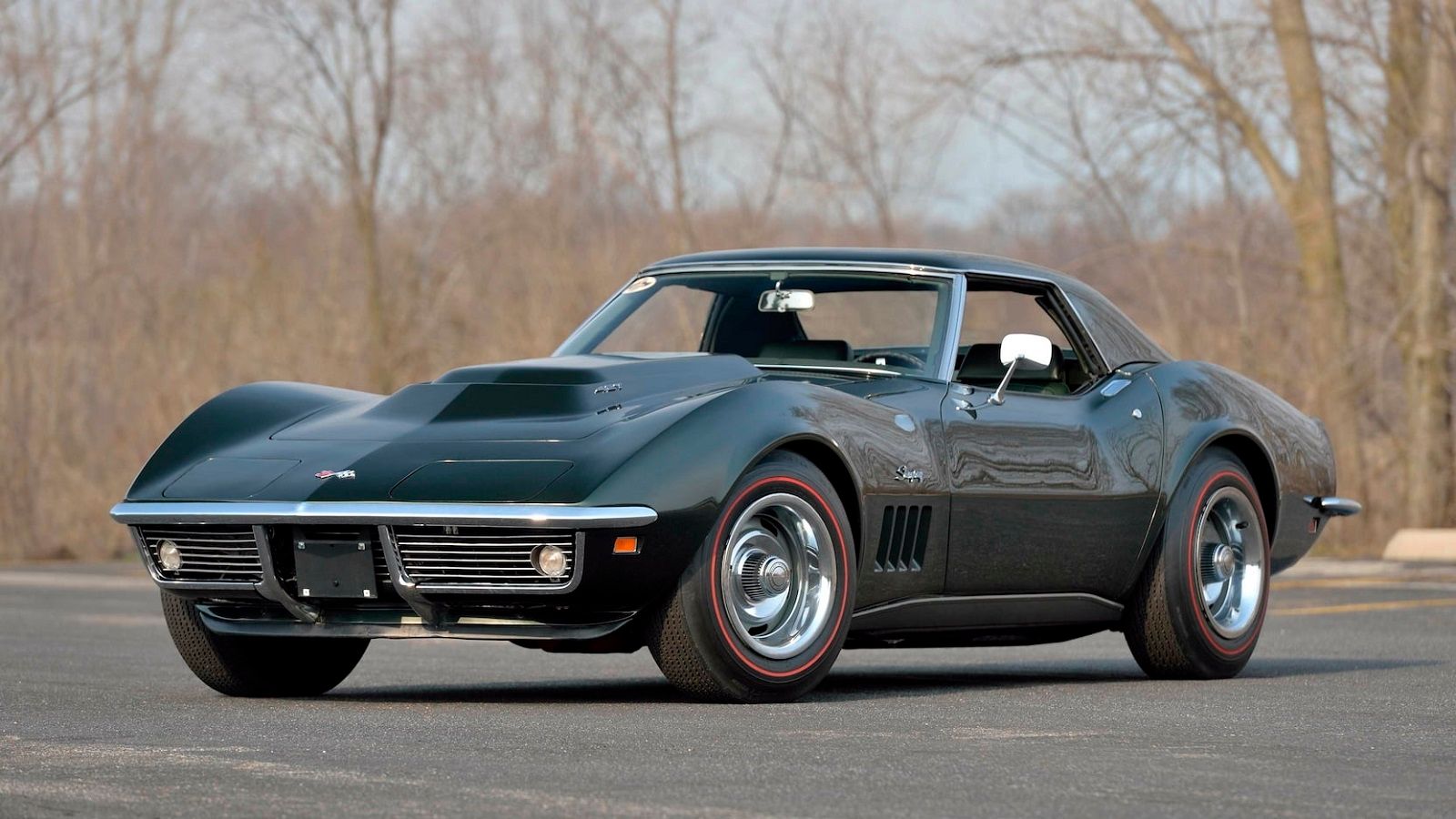 A parked 1969 Chevrolet L88 Corvette 