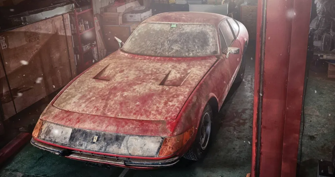 Barn Find Red 1969-ferrari-daytona