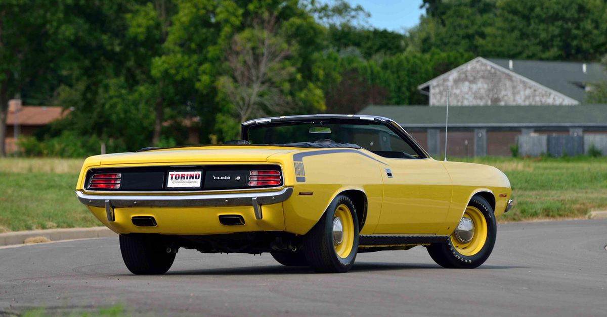 Rare 1970 Plymouth Hemi Cuda Convertible Classic Car