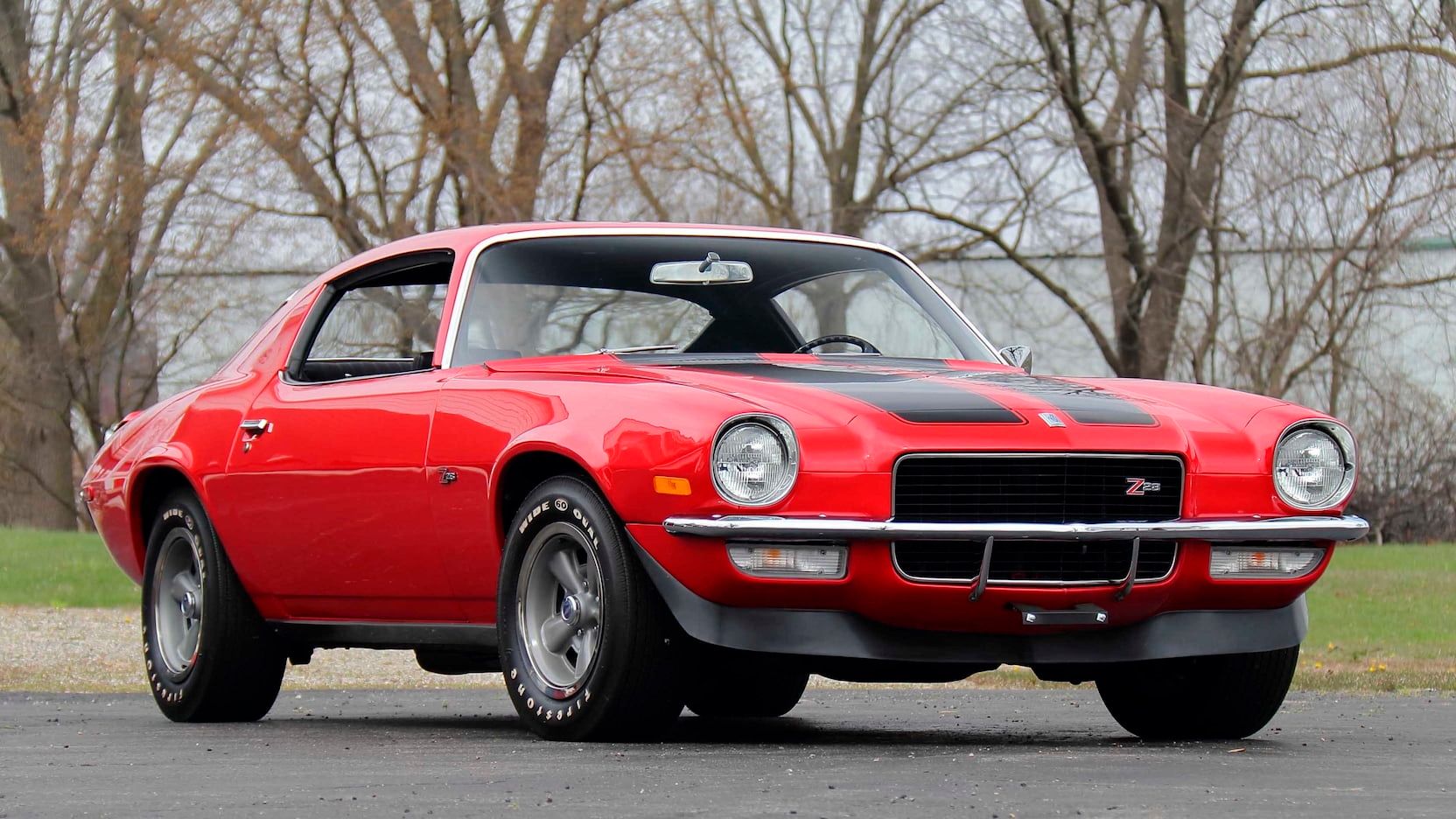 A parked 1970 Chevrolet Camaro Z28 