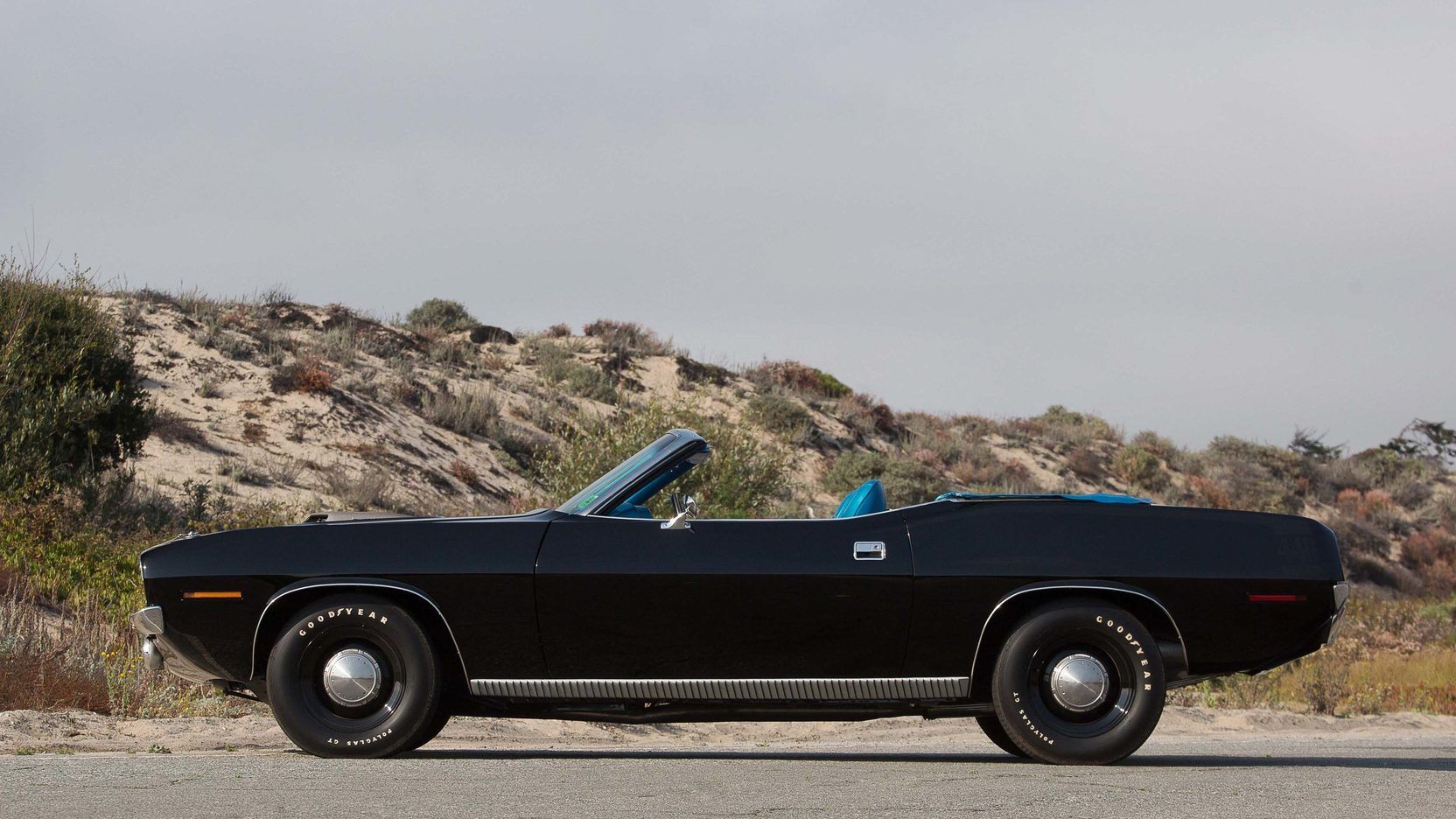 A parked 1970 Plymouth Barracuda