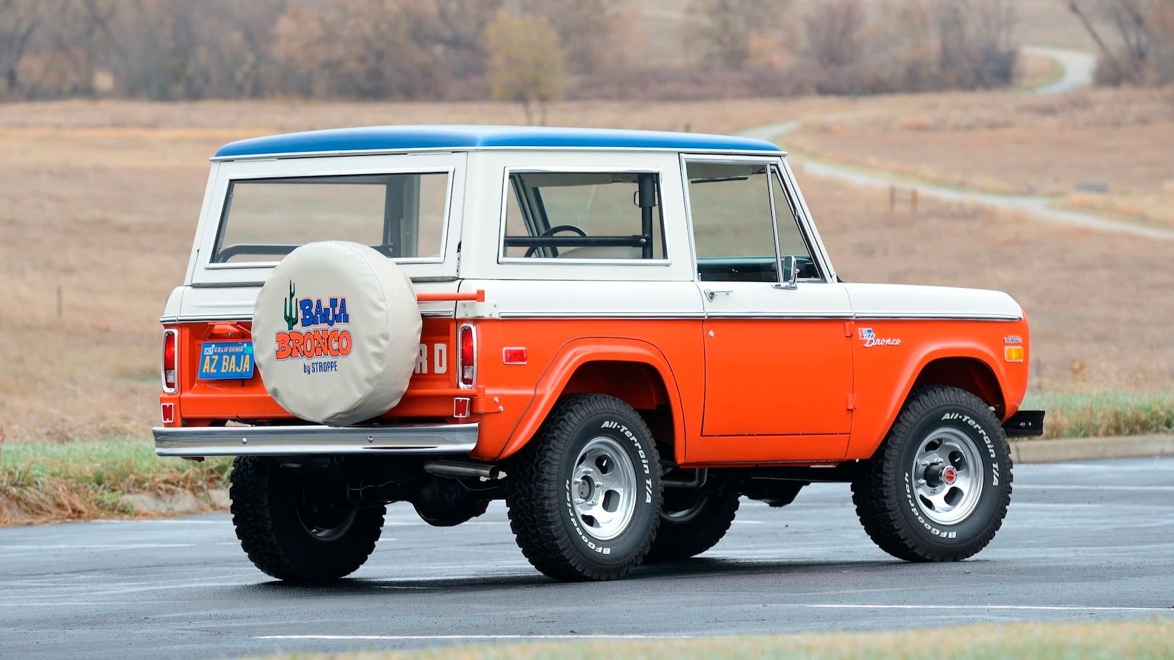 A parked Ford Baja Bronco