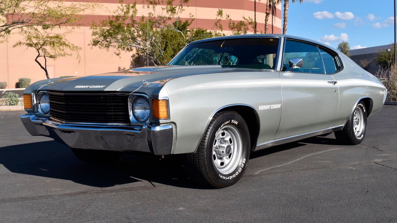 A parked 1972 Chevrolet Chevelle Heavy Chevy 