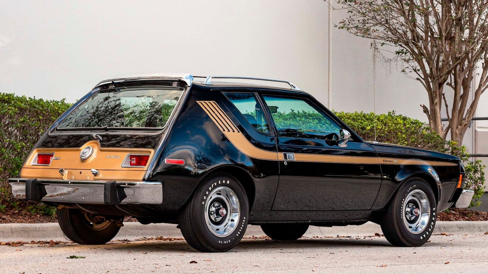 A parked 1974 AMC Gremlin X