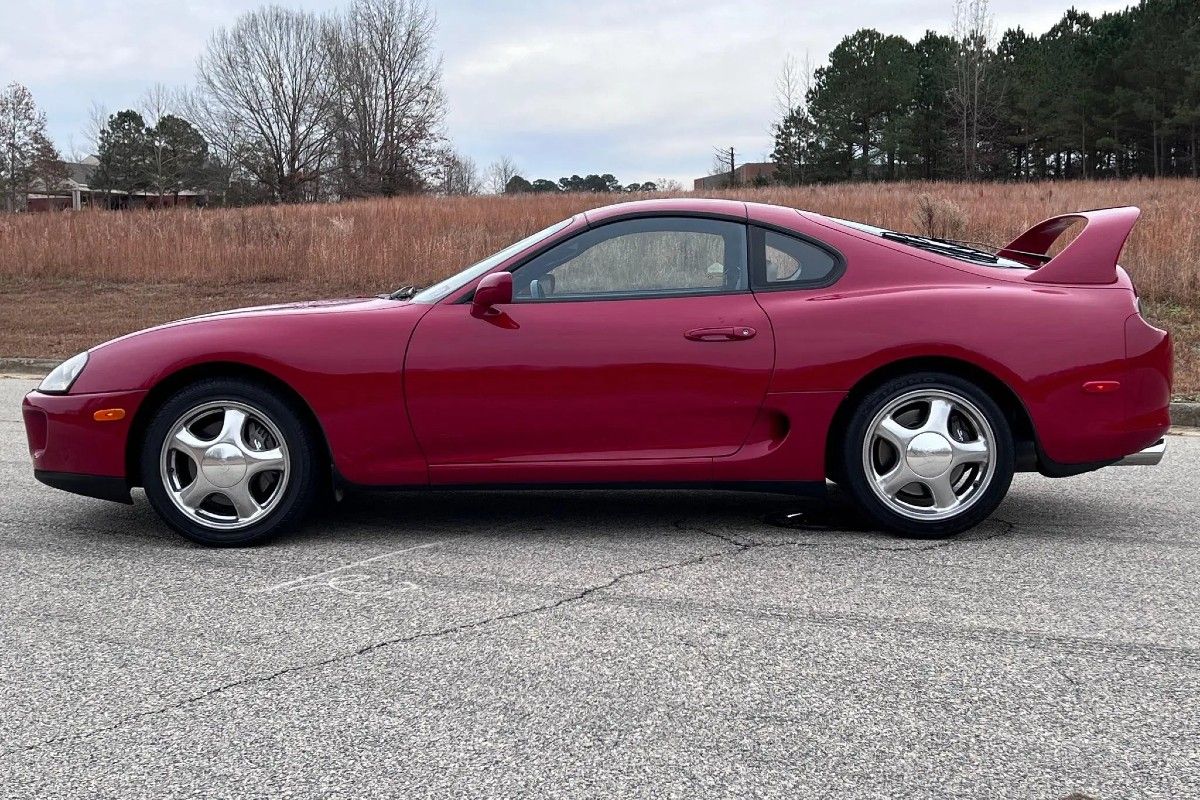 Red 1994 Toyota Supra