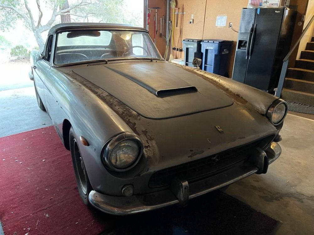 Barn Find Silver Ferrari 250 GT Cabrio