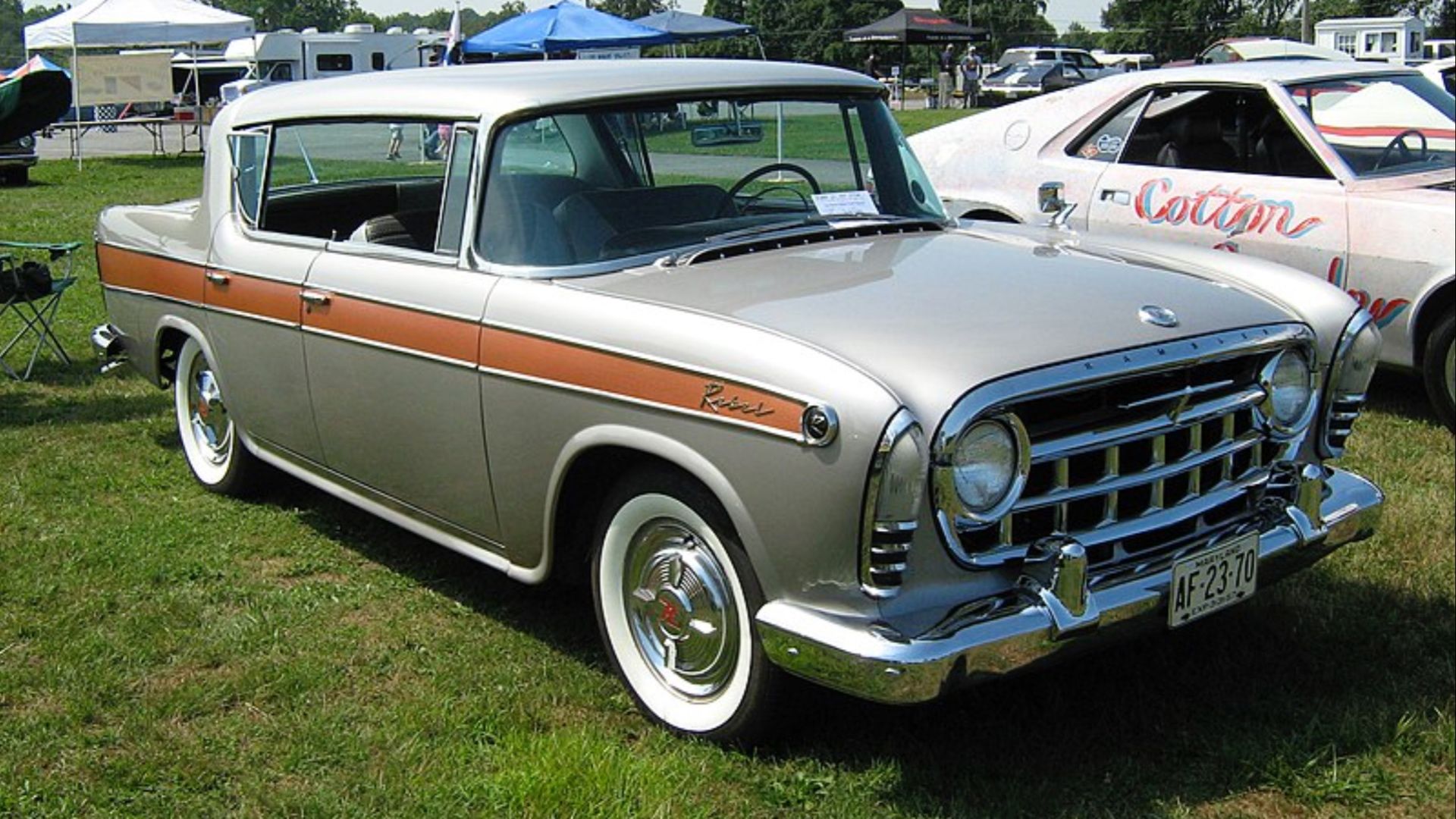 Silver 1957 AMC Rambler Rebel