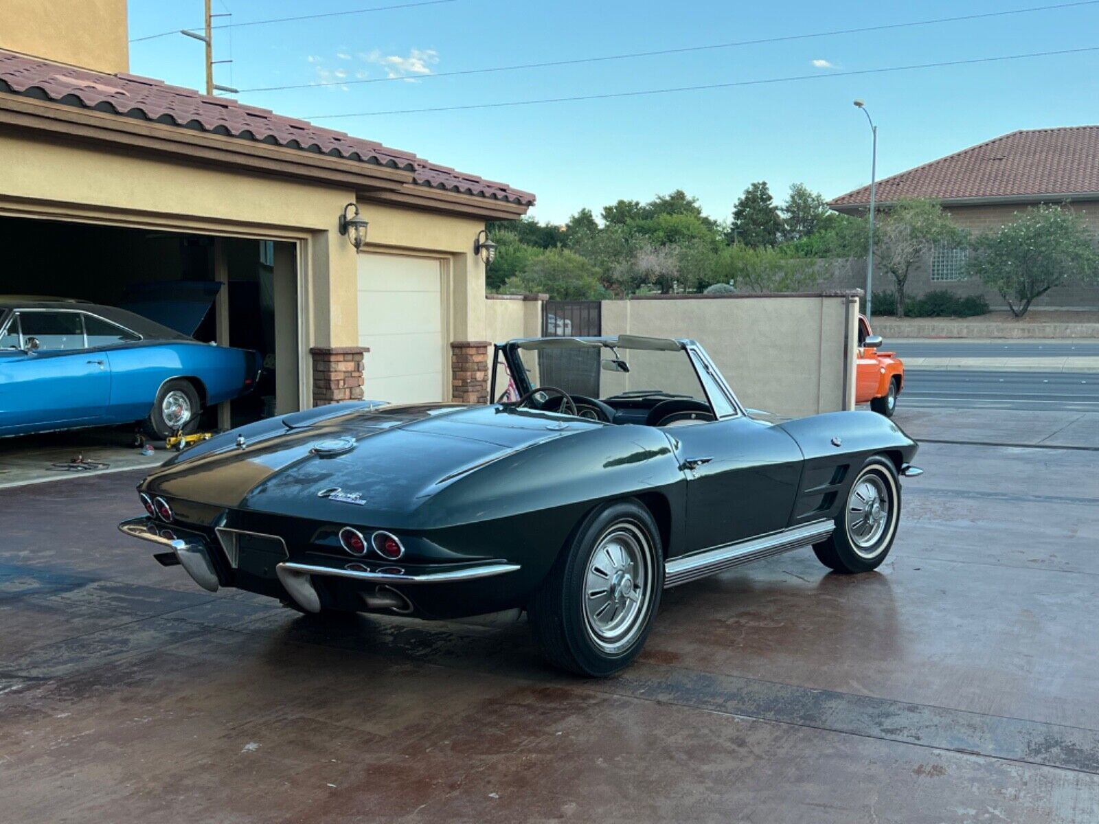 Barn Find Green 1964 Chevrolet Corvette Stingray Rear End